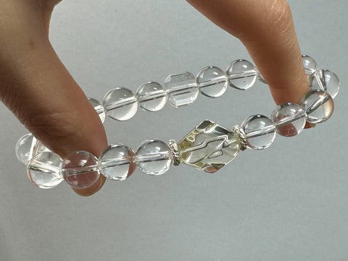 Aries✖️Citrine Rock Crystal Quartz Stretch-Beaded Bracelet