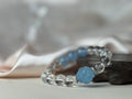 Taurus✖️Aquamarine Stretch-Beaded Bracelet