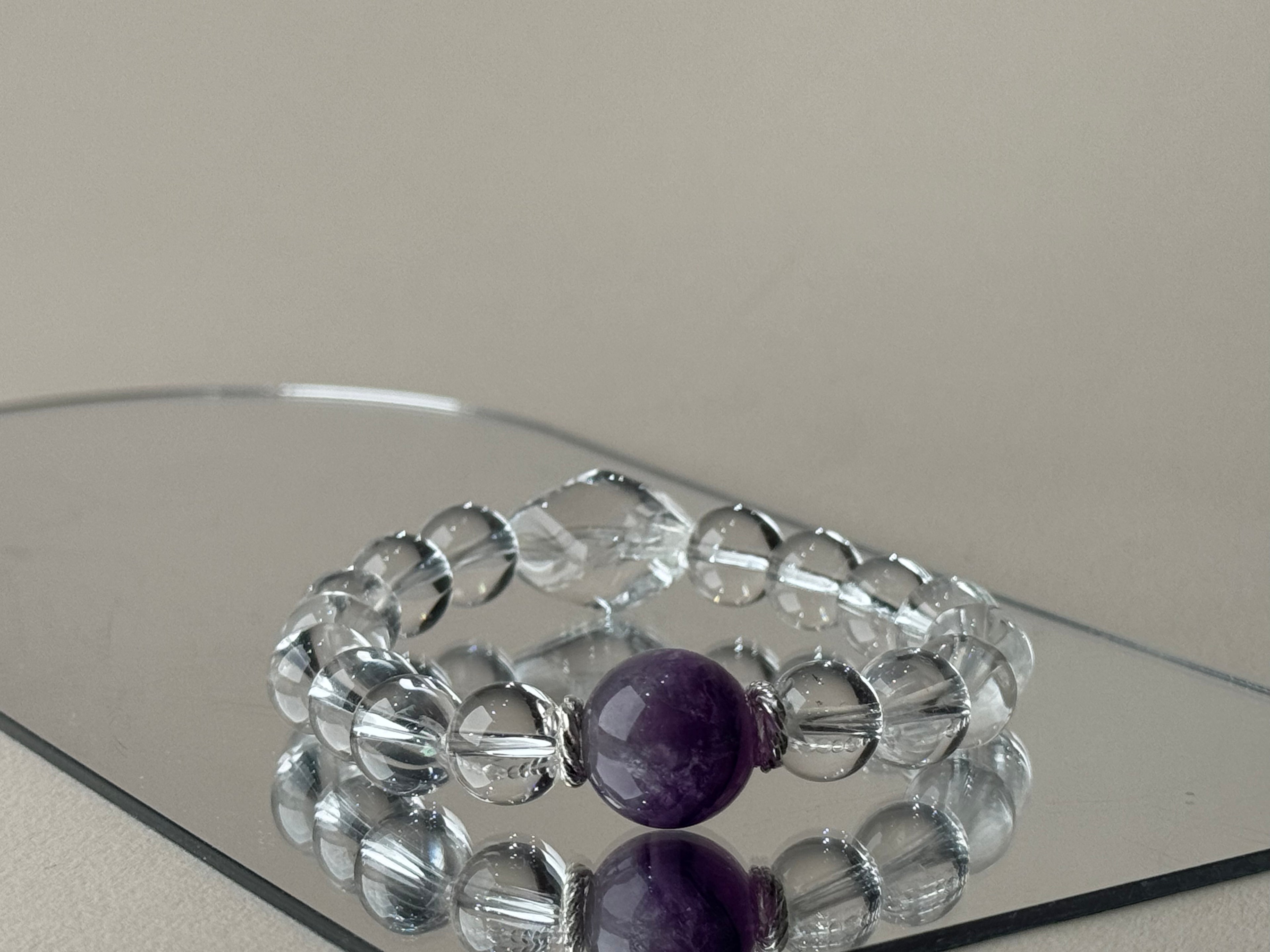 Sagittarius✖️Unicorn Fluorit Stretch-beaded Bracelet