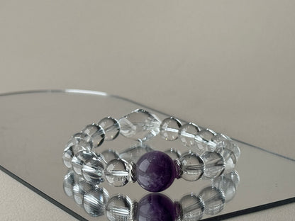 Sagittarius✖️Unicorn Fluorit Stretch-beaded Bracelet