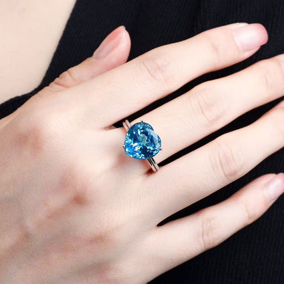 Ocean Heart Ring